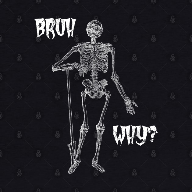 Bruh Why? Silly Skeleton by Talesbybob